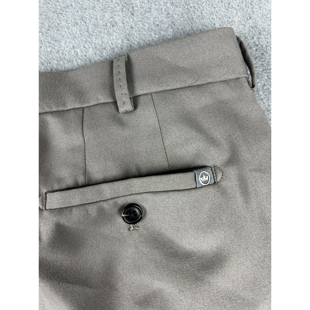 Peter Millar Pants Mens 38x34 Brown Performance Dress Chino Golf EB50 Slacks - Picture 10 of 11